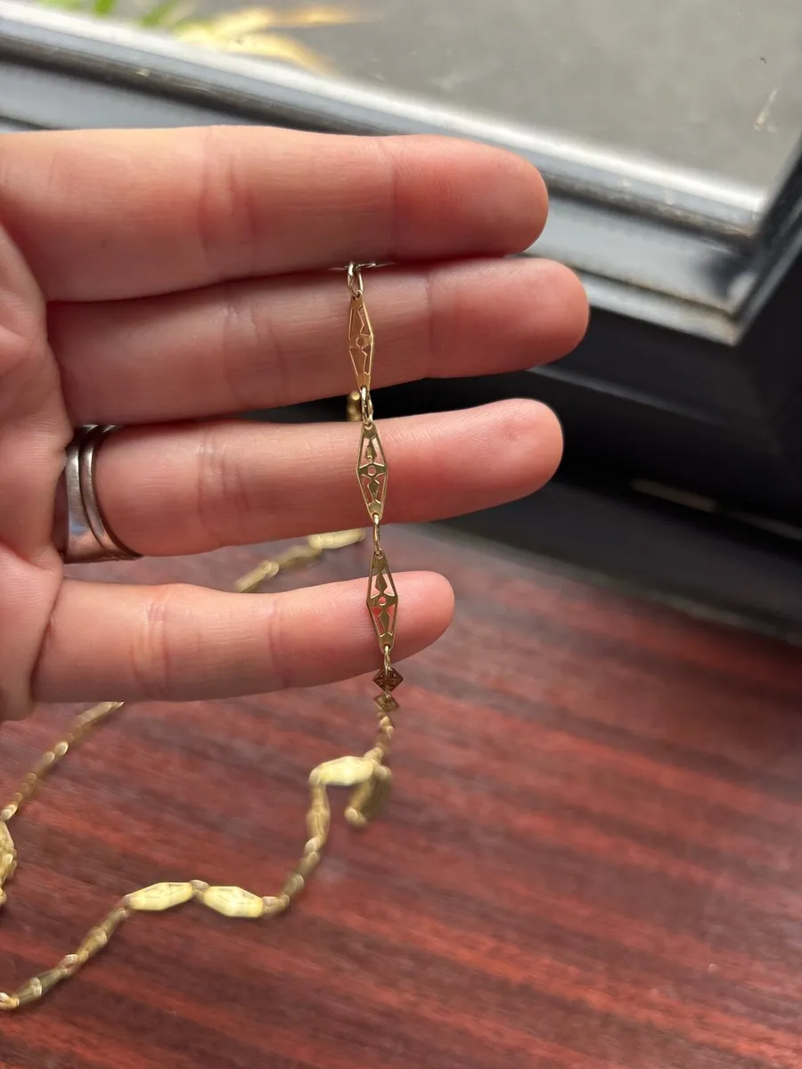 9ct gold chain 28 inches - Image 3