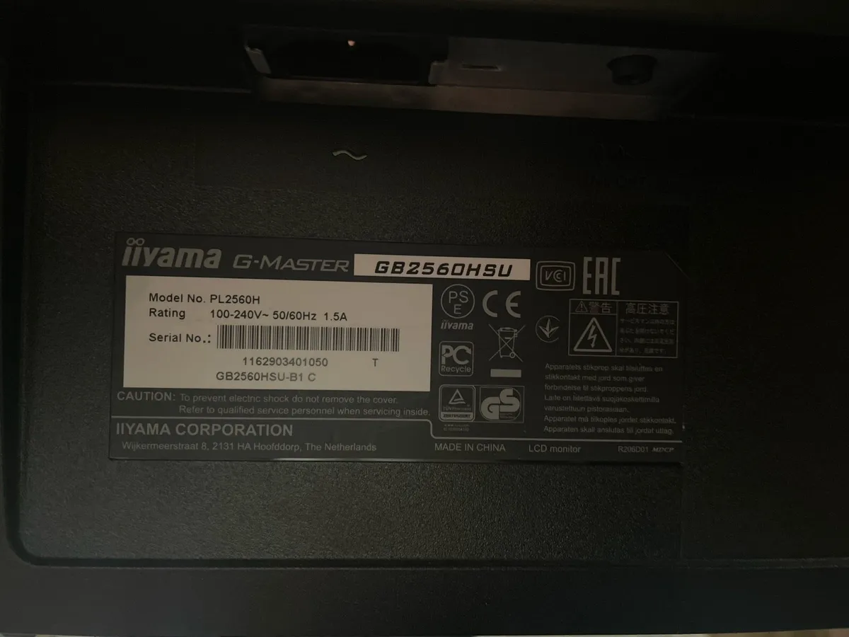 Gaming Monitor 24.5" Iiyama G-Master GB2560HSU 144 - Image 4