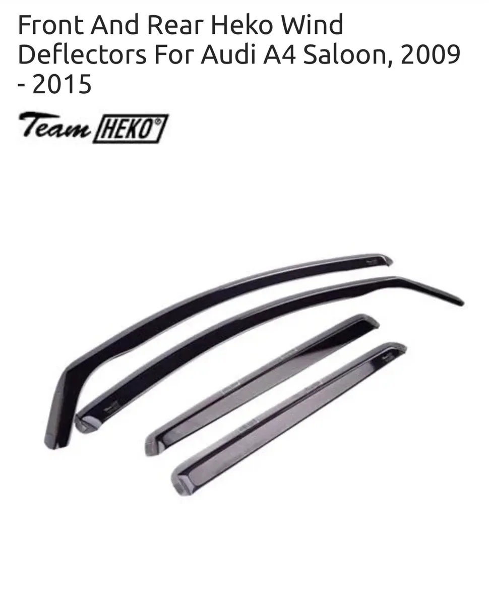 audi a4 team heko wind deflectors 2009-2015