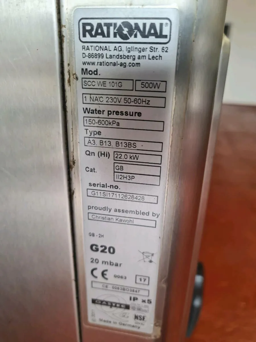 Rational SCC WE 10 Grid Combi Oven - Gas - Image 4