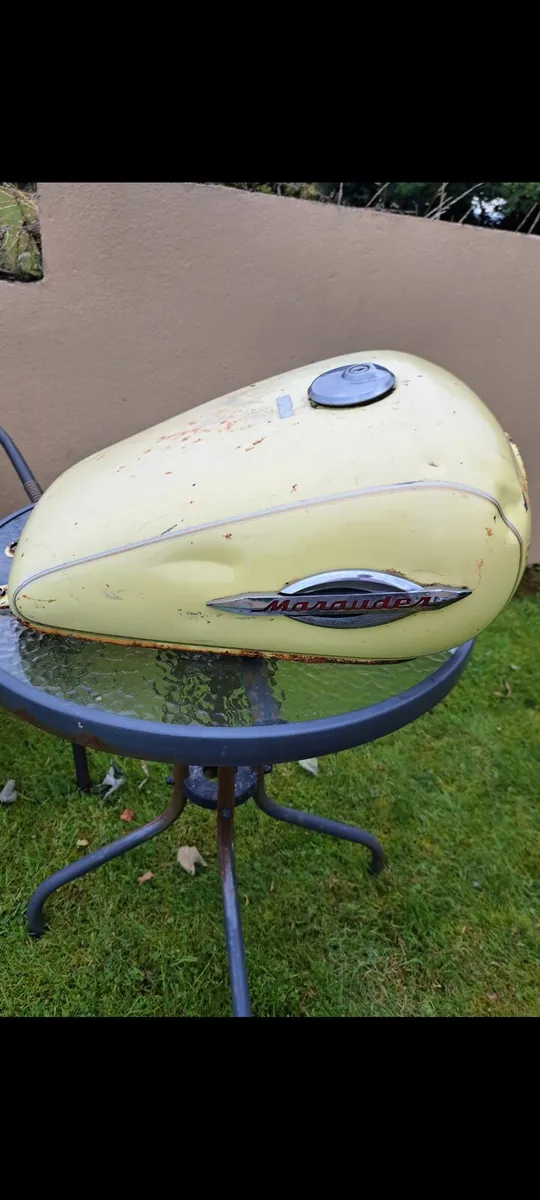 Old  motor cycle fuell tank
