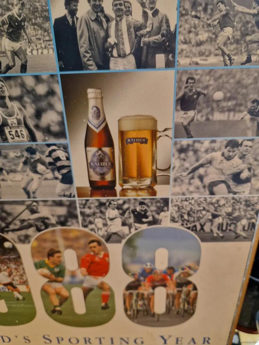 Vintage Guinness Kaliber Sign 1988 - Image 3
