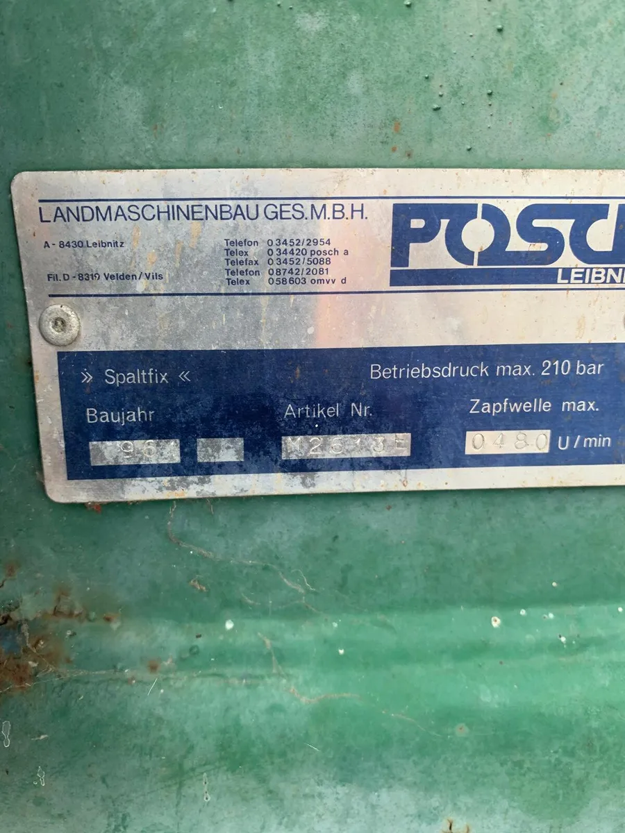 Posch Spaltfix Wood Processor Tractor Mounted - Image 3