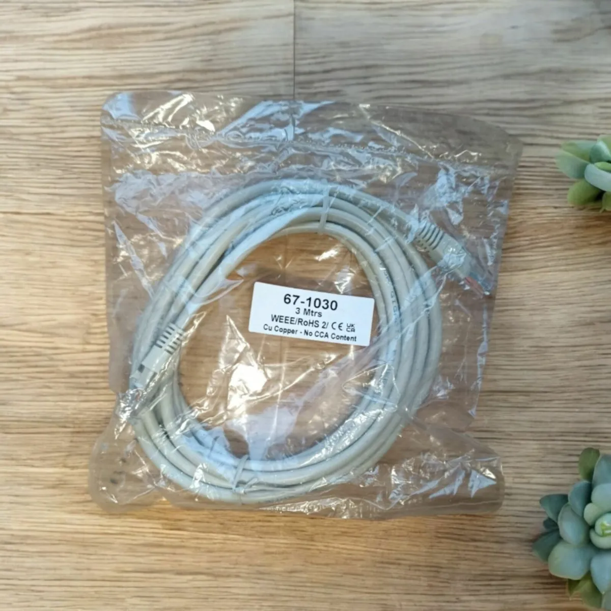 3 Meter LAN Cable - Pure Copper, WEEE/RoHS 2 Compl - Image 1