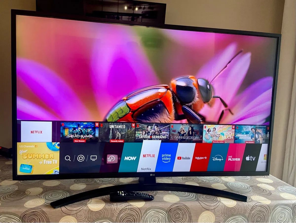 LG 50” 4K Smart TV - Image 1