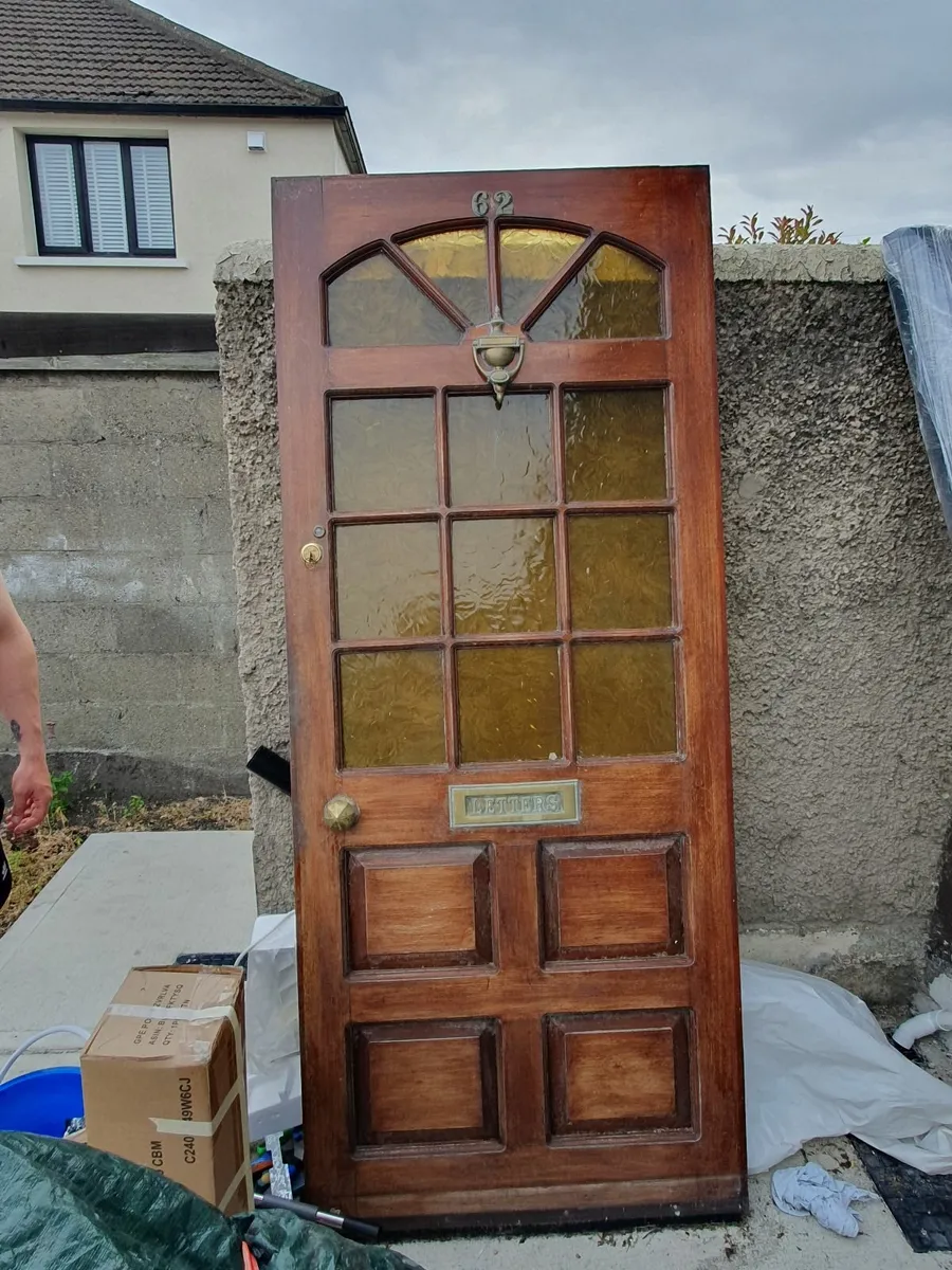 Mahogany Exterior door - Image 1