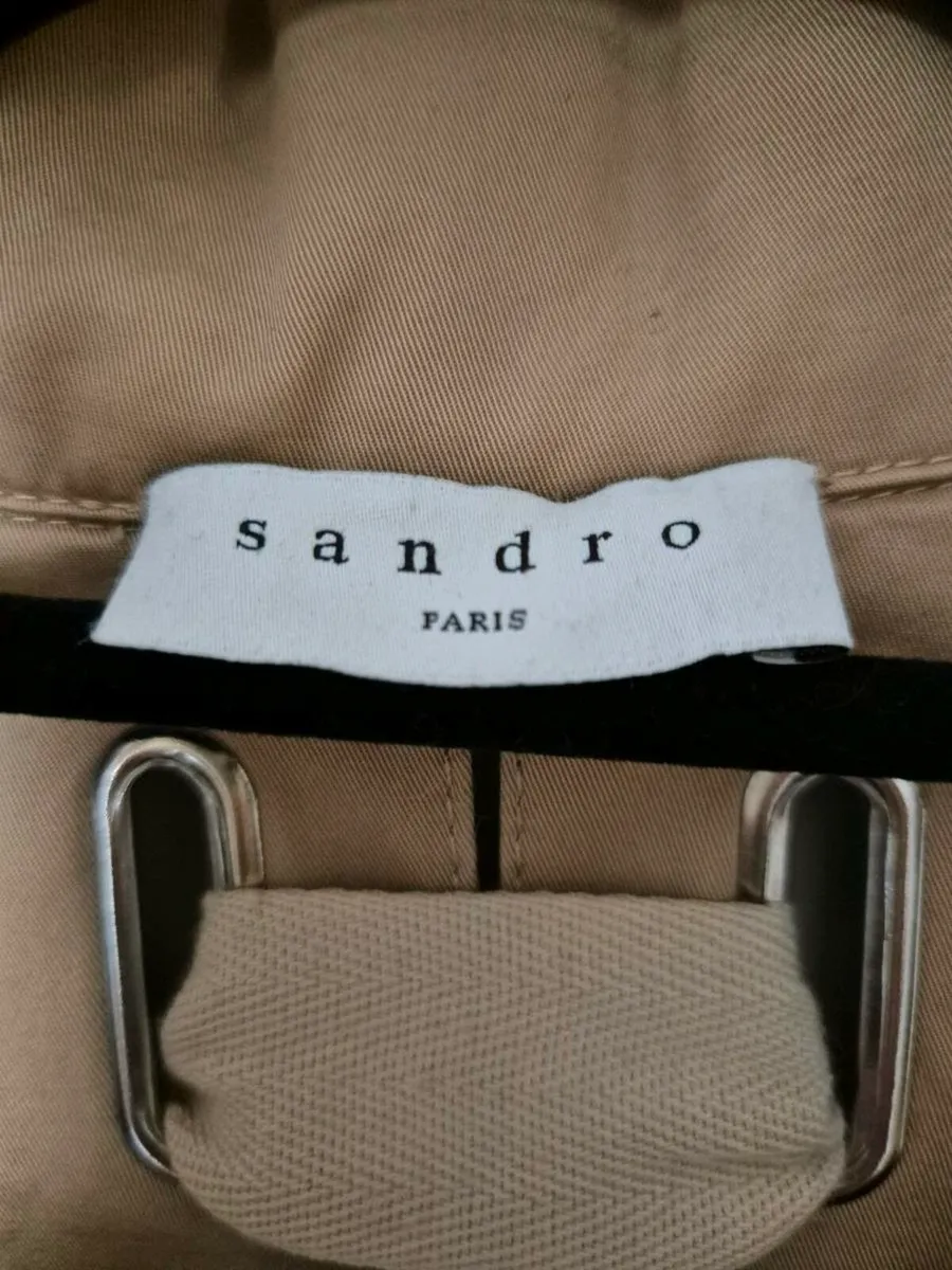 Sandro summer trench coat with belt - Image 4