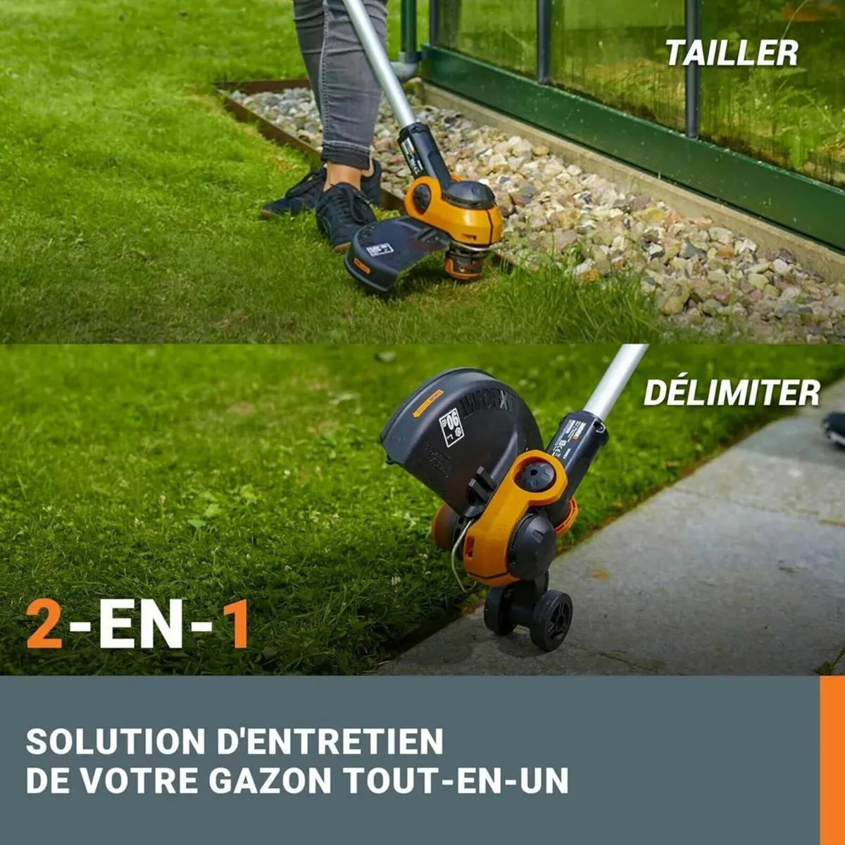 Wireless Edge Trimmer, 20V WG163E.1, Diameter 30 - Image 3