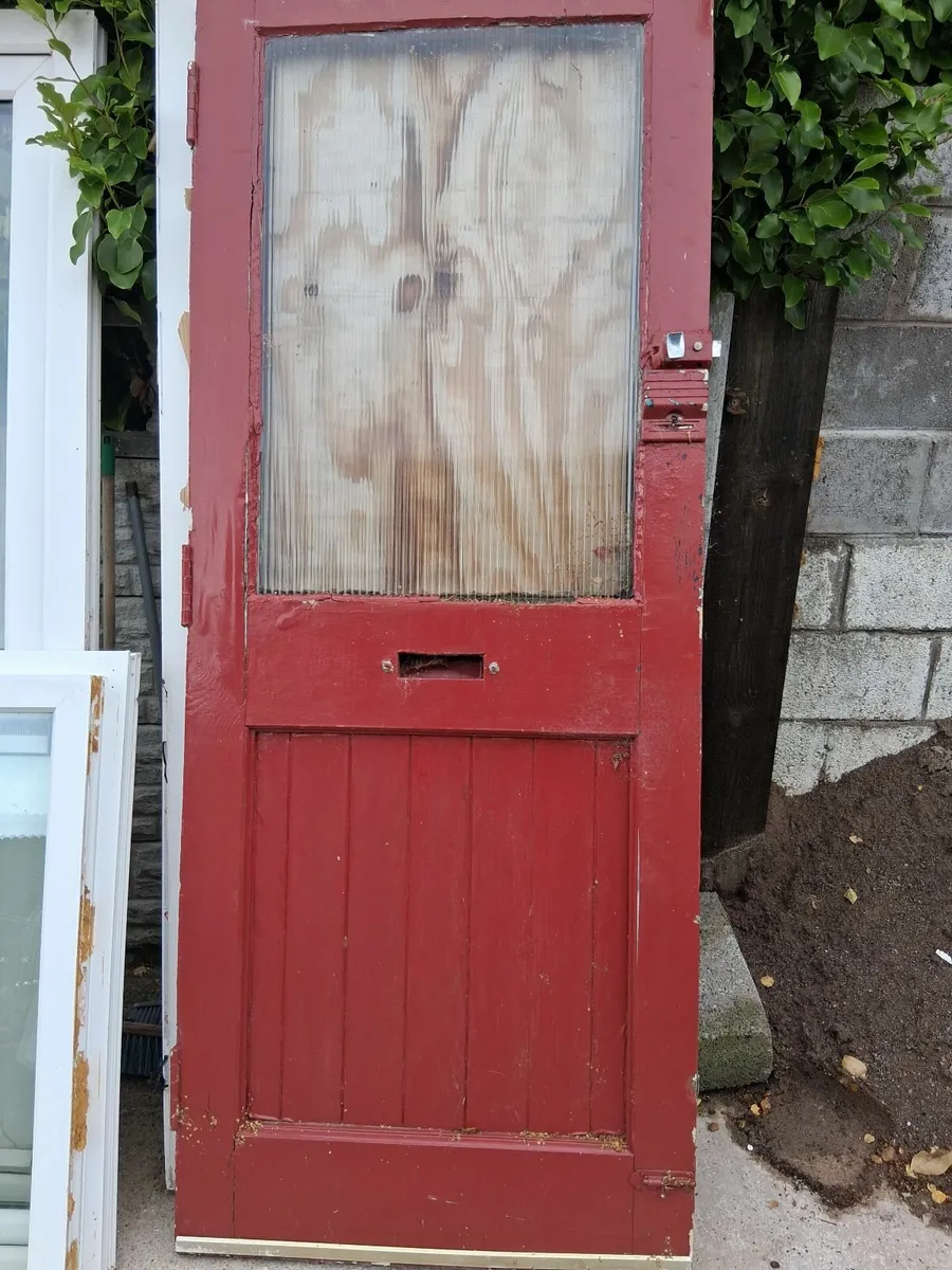 Solid timber door