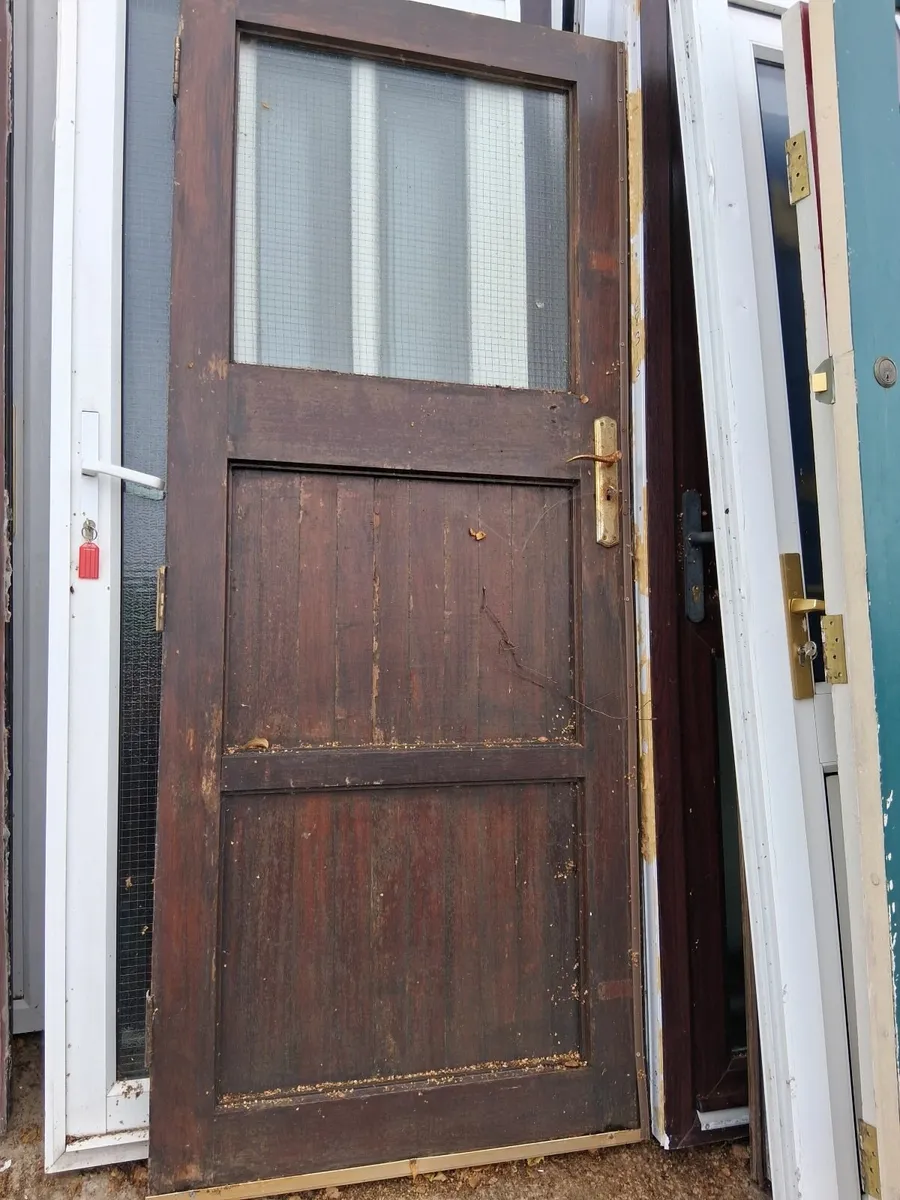 Solid timber door