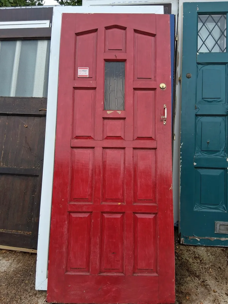 Solid timber door