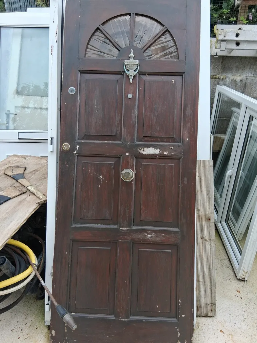 Solid timber door