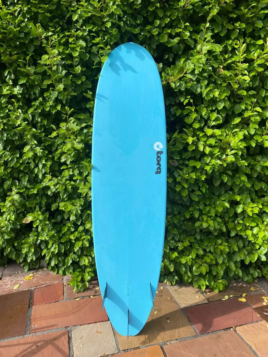 TORQ SURFBOARD EPOXY 7"4 BLUE PINLINE - Image 2