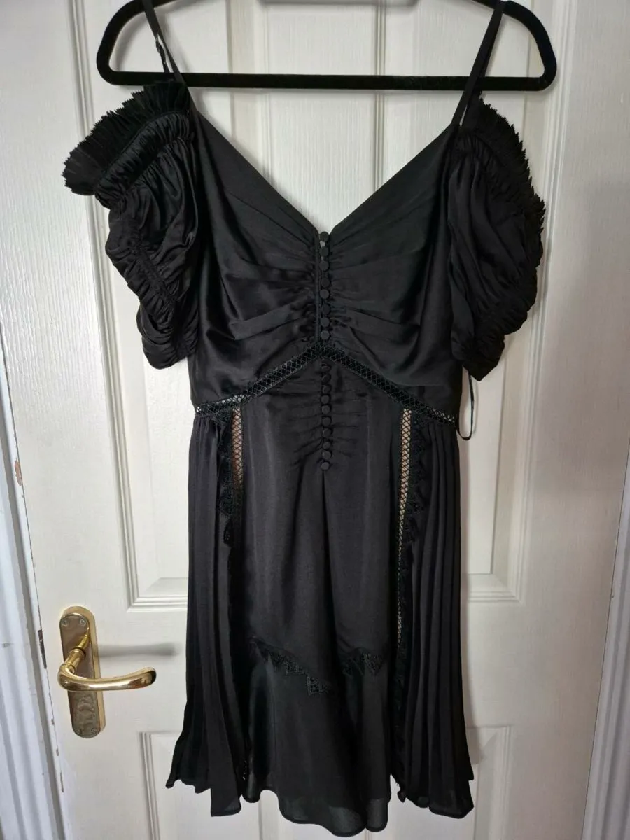 Self-portrait mini black dress - Image 1