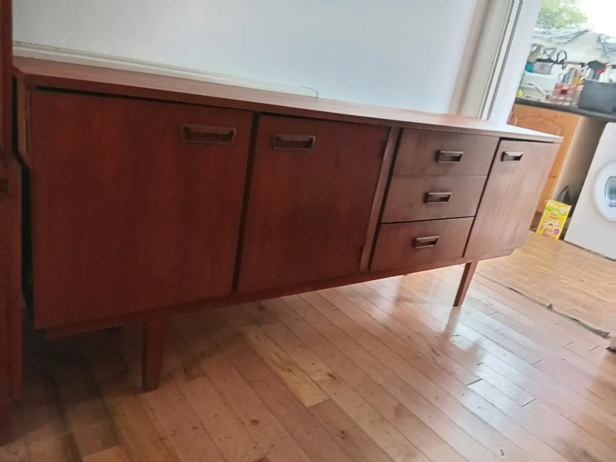 mid century teak sideboard fully restored - Image 4
