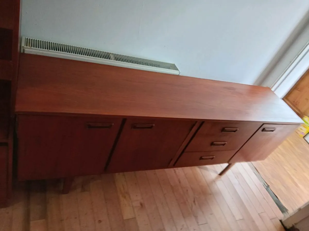 mid century teak sideboard fully restored - Image 1