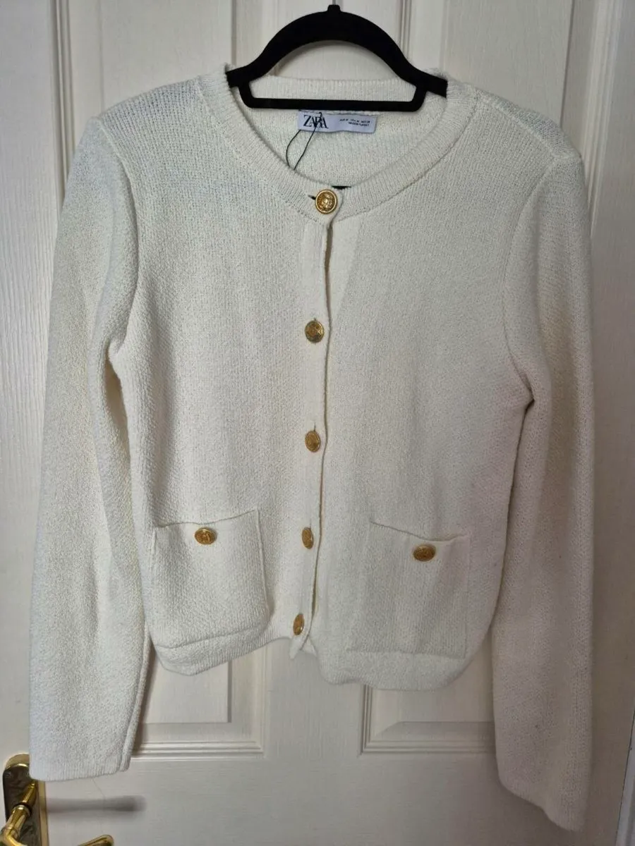 Zara cardigan with golden buttons - Image 1