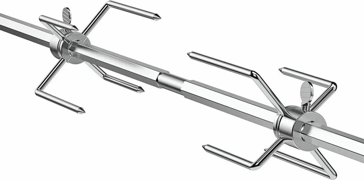 Barbecue Skewer Set with EU Electric Motor Holder - Image 2