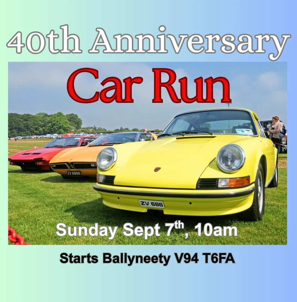 40th Anniversary Car Run - Image 1