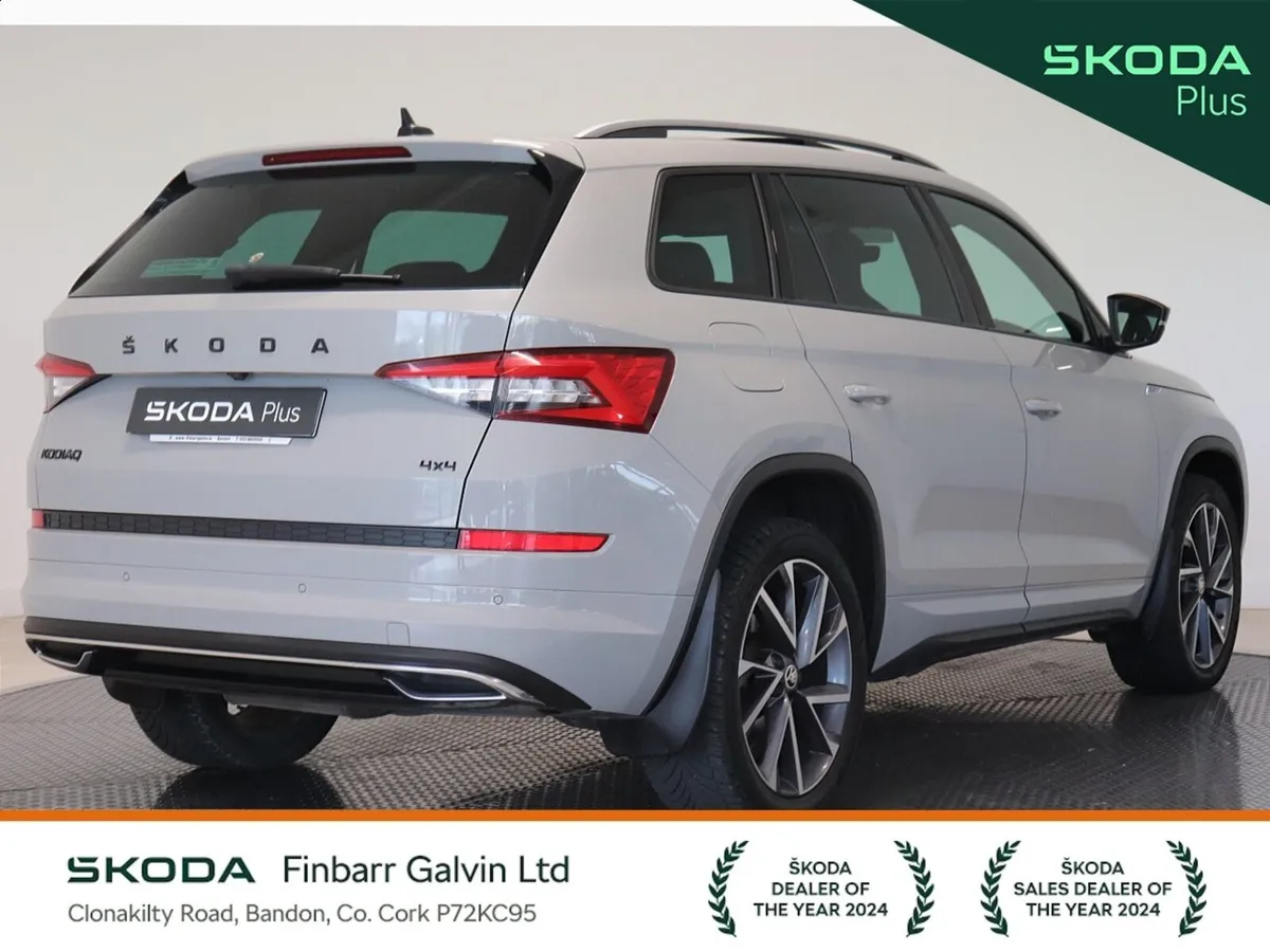 Skoda Kodiaq 4X4 SPORTLINE 2.0 TDI 200 BHP DSG - Image 4