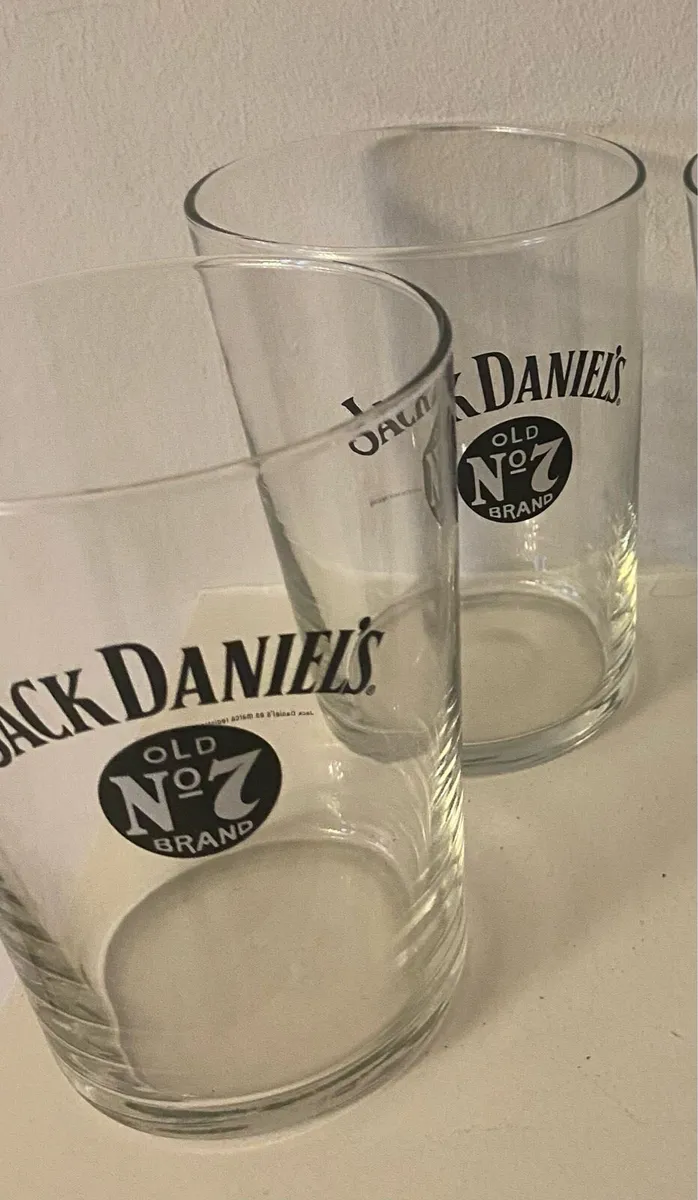 Rare Jack Daniel’s 1/2 Litre Glasses Set (2) - Image 1