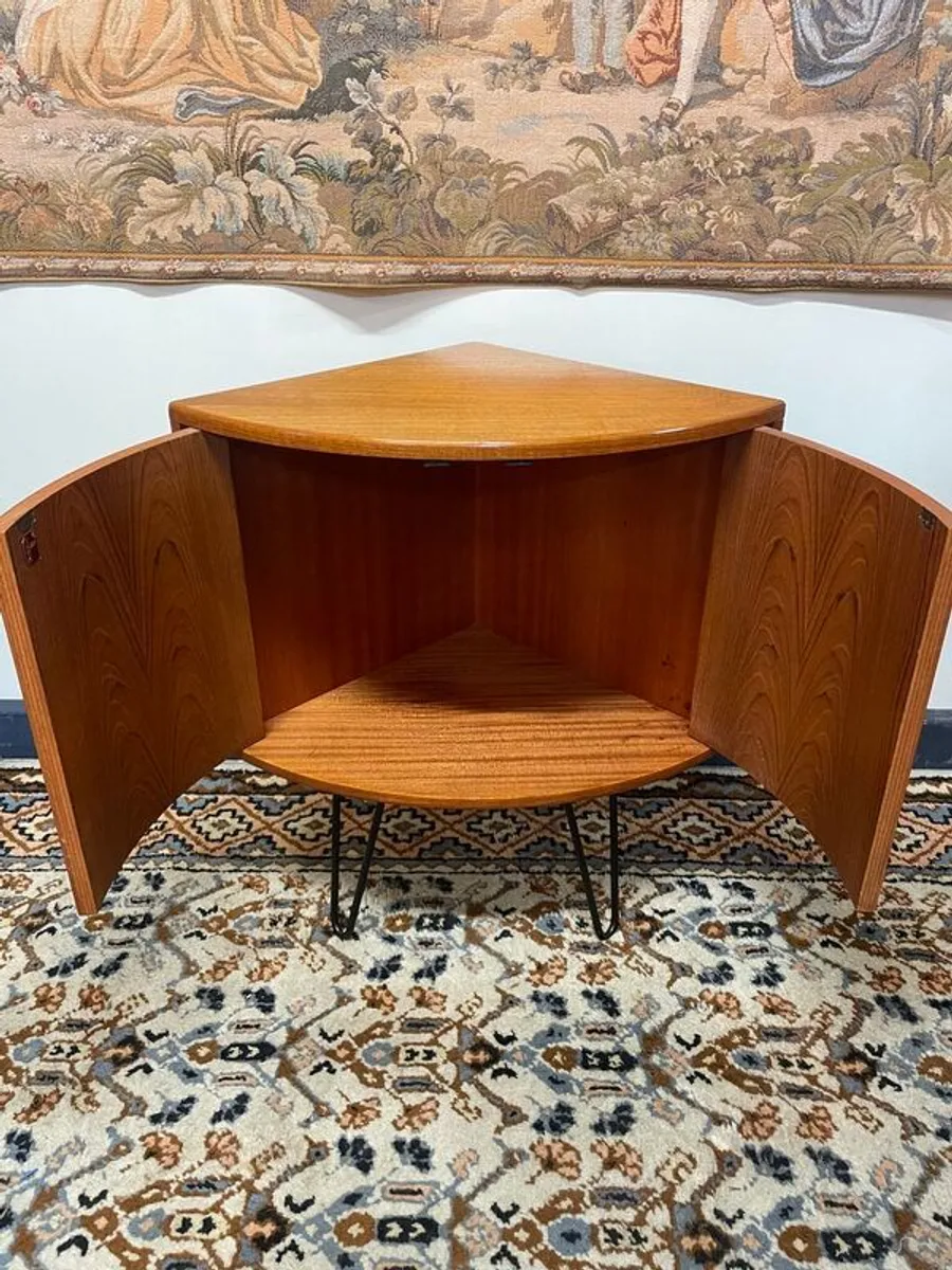 Mid Century G Plan Fresco Teak Corner Cabinet , c.1960s - Image 3
