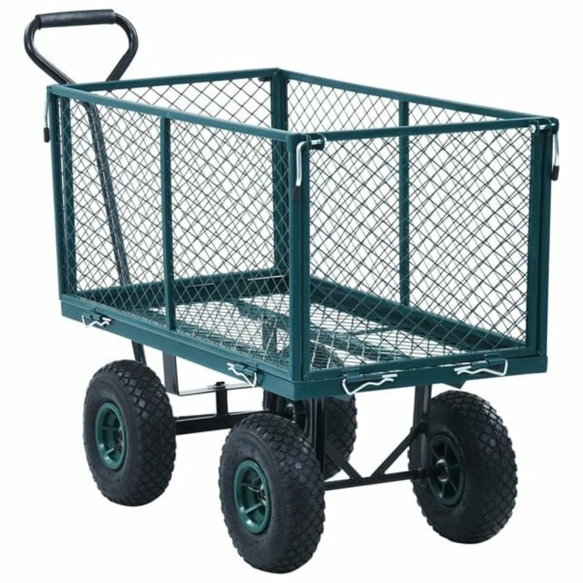 Garden Hand Trolley Green 350 kg - Image 3