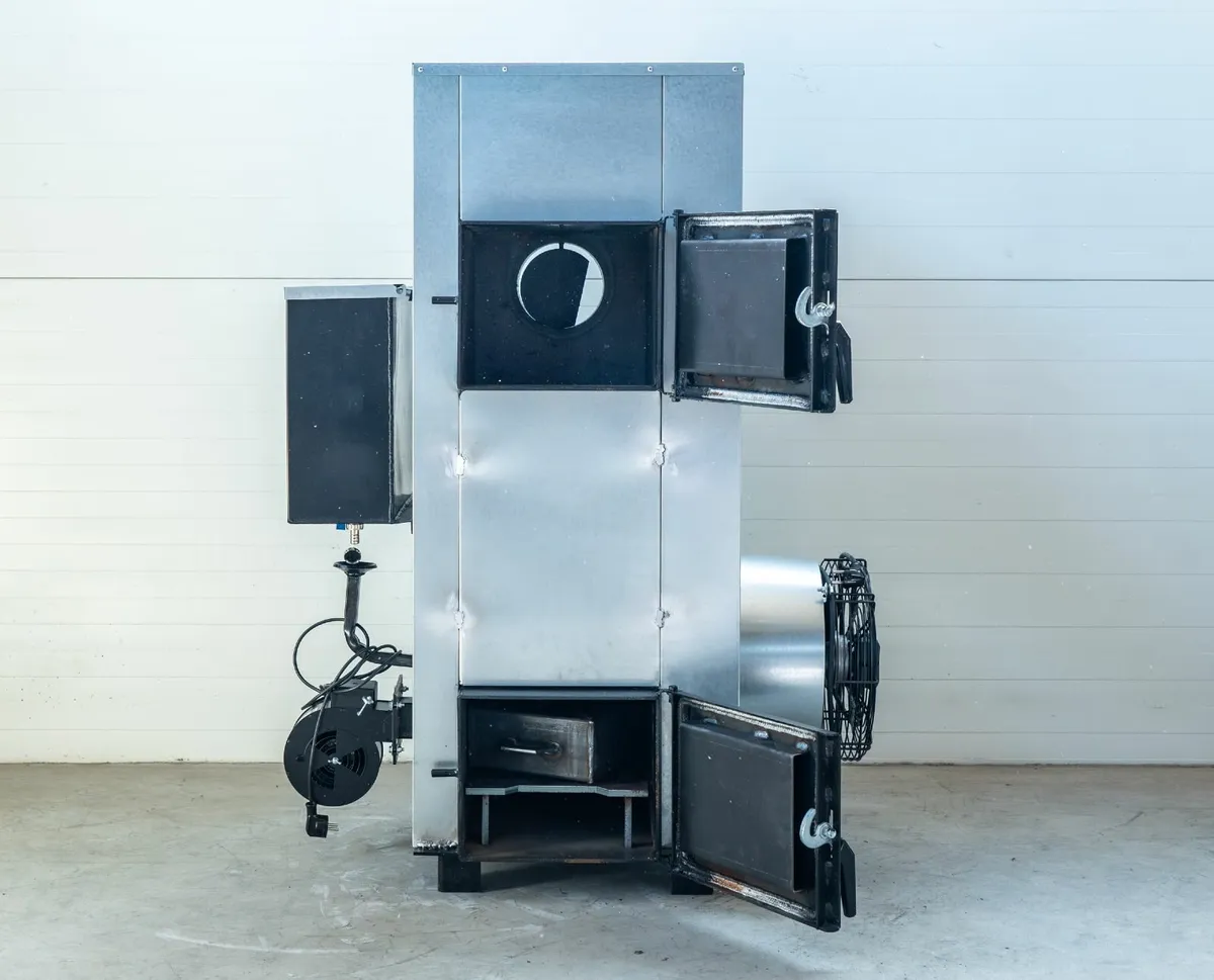 NG30 kw air heater (up to 400 m2) forusedoil+wood - Image 4