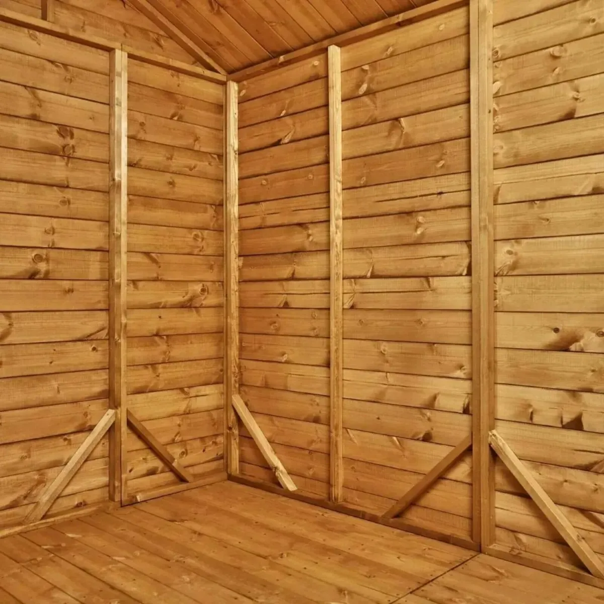 Sale on 8x6 Deluxe T&G Apex Garden Sheds. In Stock - Image 2