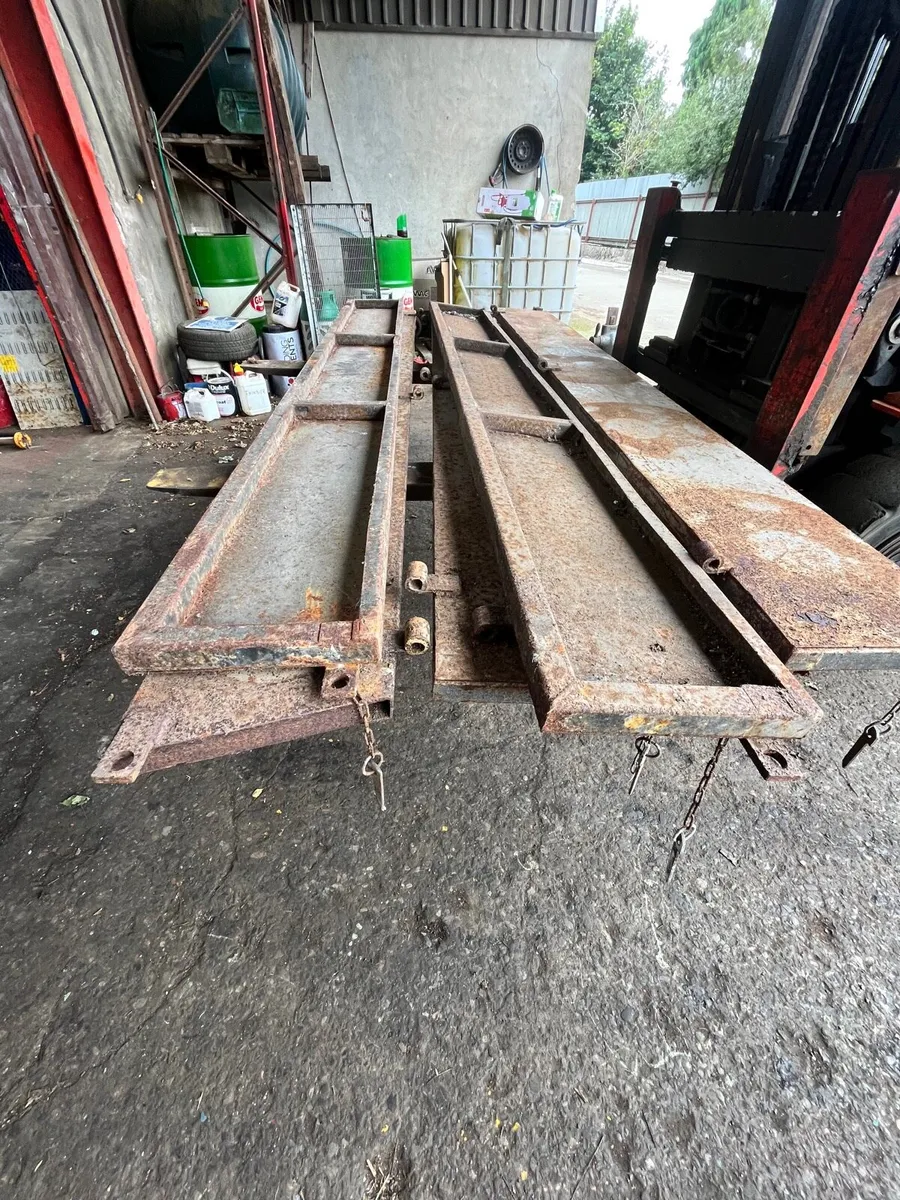 Trailer or Truck Drop down side board panel 9’x1’ - Image 2