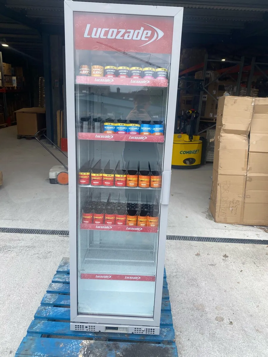 Lucozade commercial fridge - Image 1