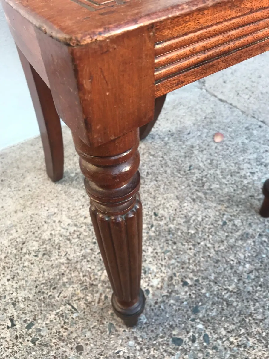 Antique hall chair - Image 4