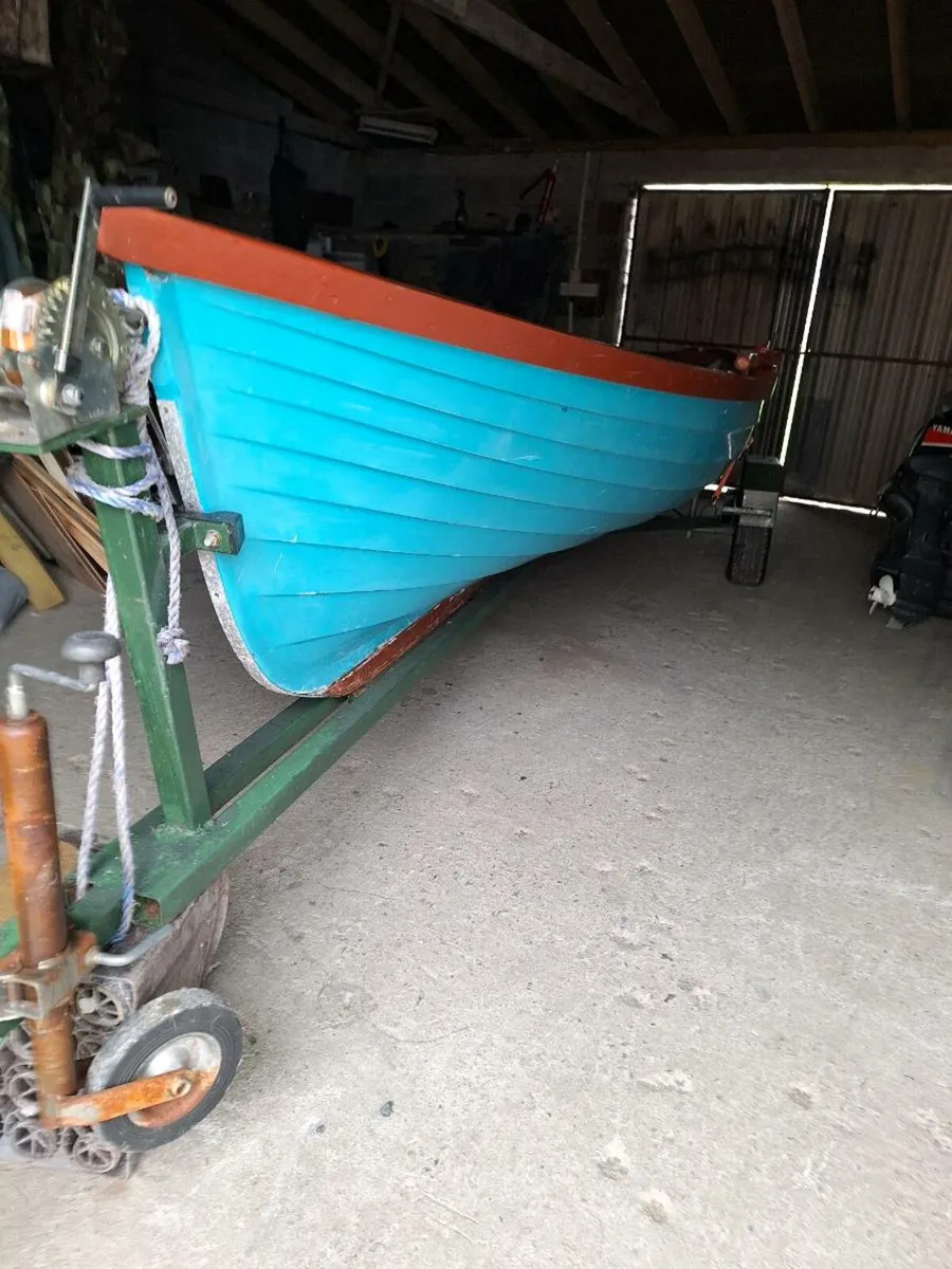 18ft fishingboat and trailer - Image 1
