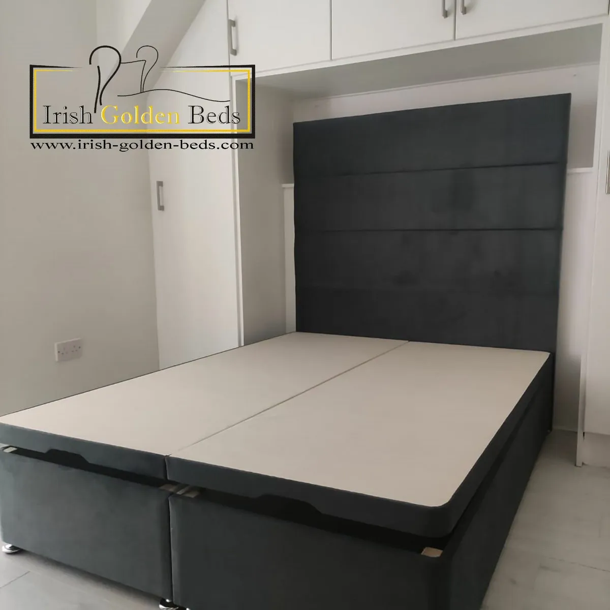 6ft super king size bed frame and headboard,free d - Image 4