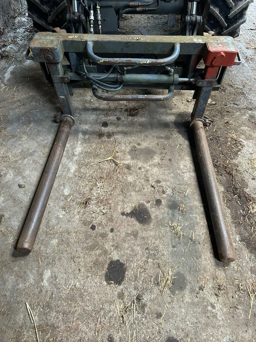 Tractor Bale Handler and Bucket For Sale - Image 1