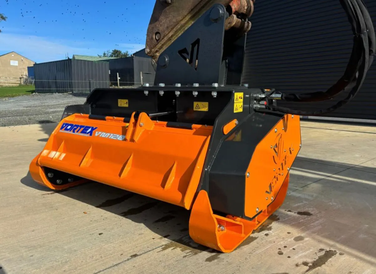 Vortex mulchers for 13 to 20 tonne digger - Image 1