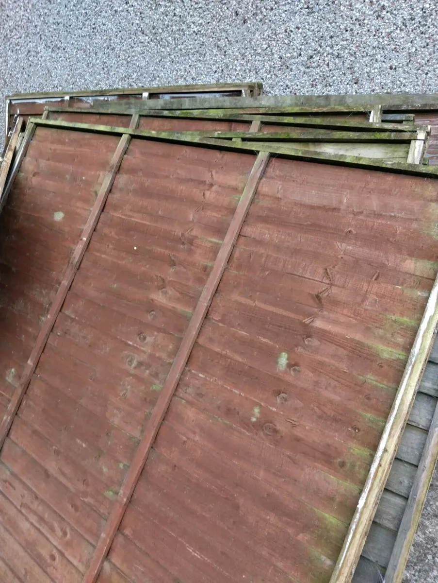Used Garden Fence Panels - Image 2