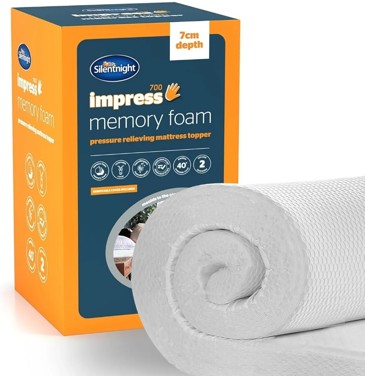 Silentnight Memory Foam Mattress Topper UNOPENED - Image 1