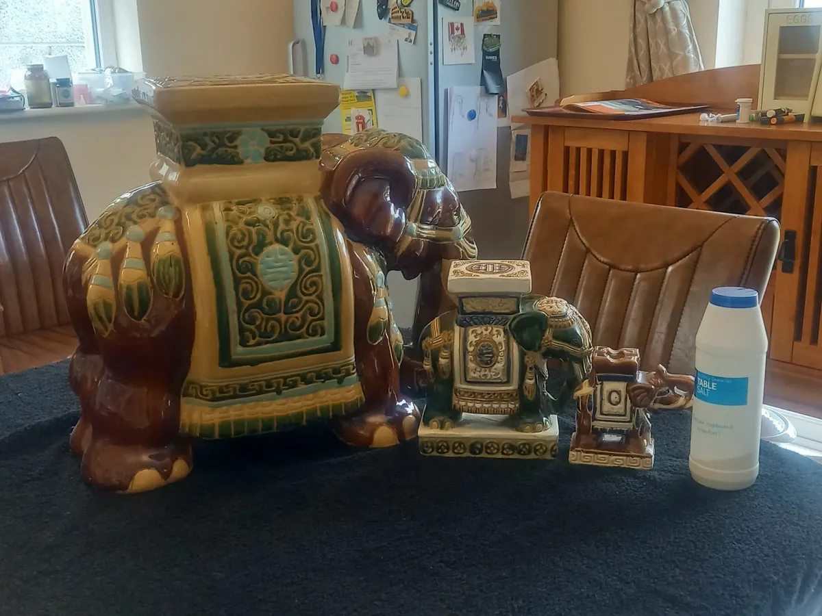 Ceramic elephants - Image 4