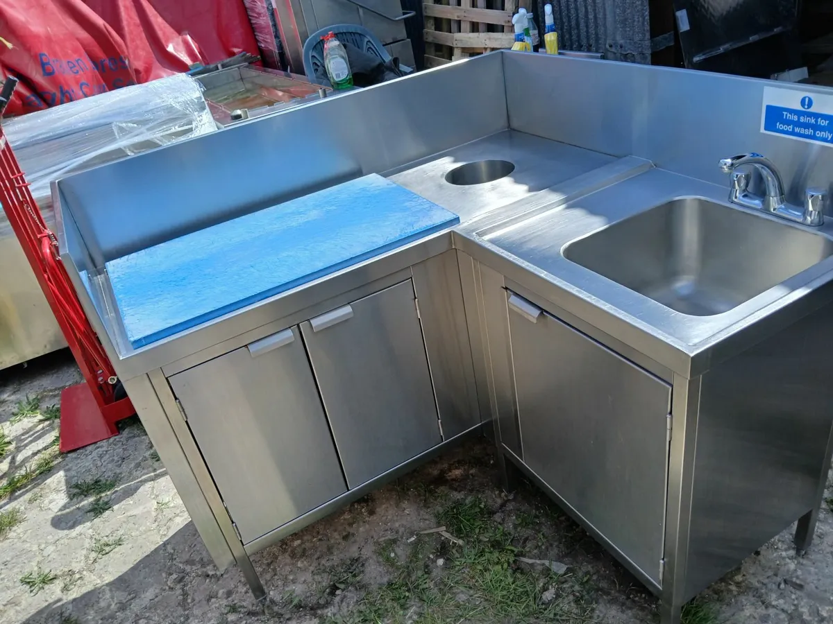 Stainless cabbinet sink unit complete delivered - Image 2