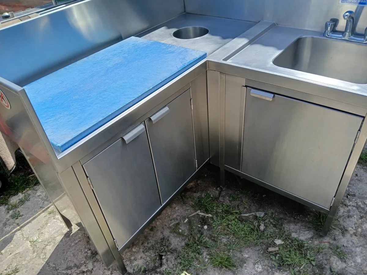 Stainless cabbinet sink unit complete delivered - Image 3