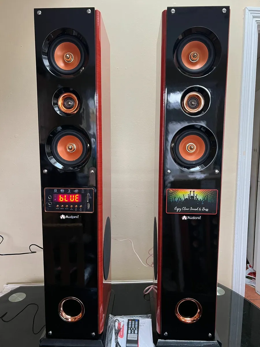 Brand New BT Bluetooth active wooden hifi speaker - Image 3