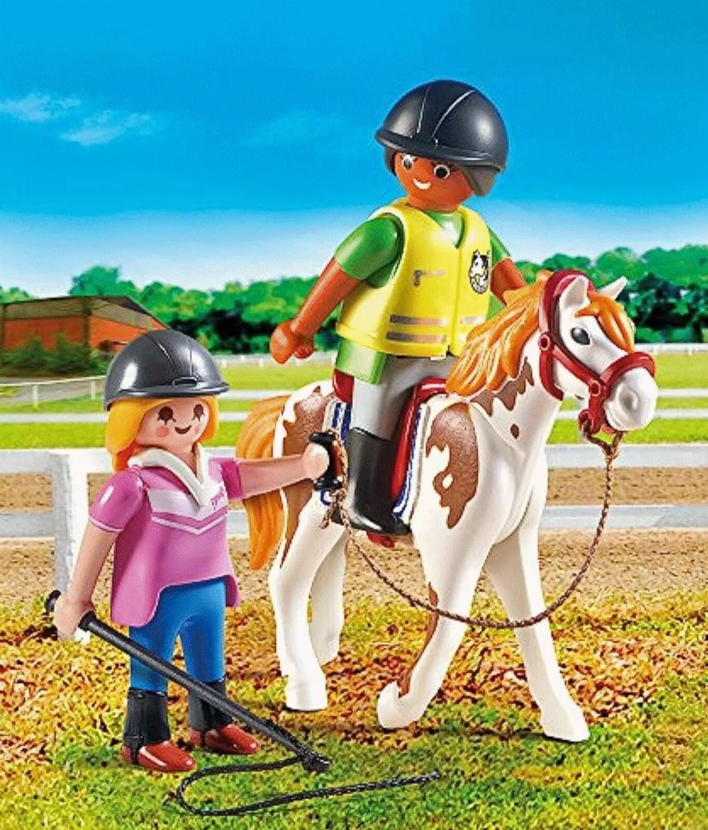 Playmobil Country 9258 Riding Instructor Horse - Image 2