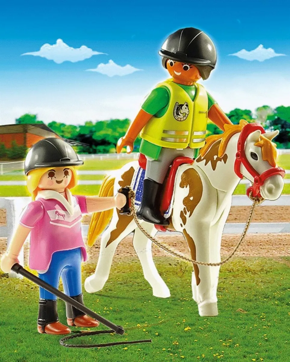 Playmobil Country 9258 Riding Instructor Horse - Image 4