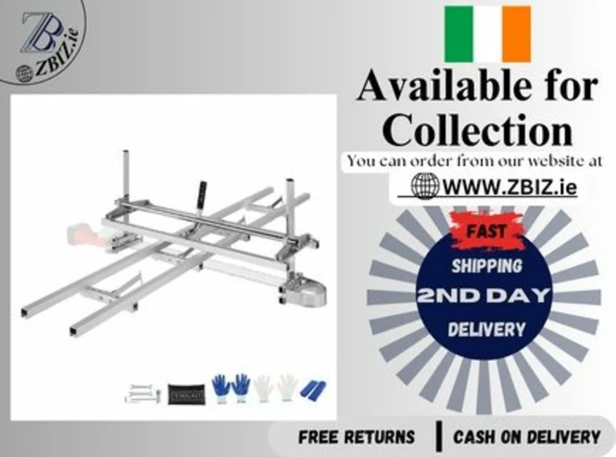 Chainsaw Mill and Rail Mill Guide System Portable - Image 1