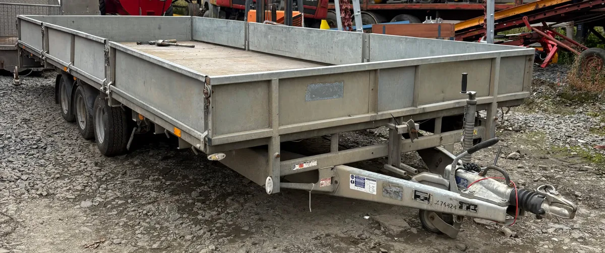 Ifor Williams LM208 dropside trailer - Image 1