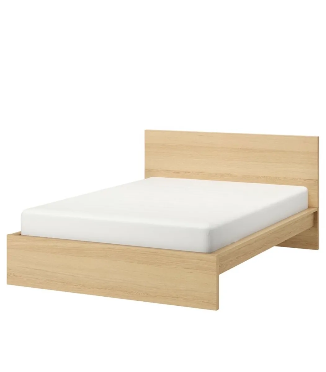 Standard double bed and mattress. Quick sale! - Image 1