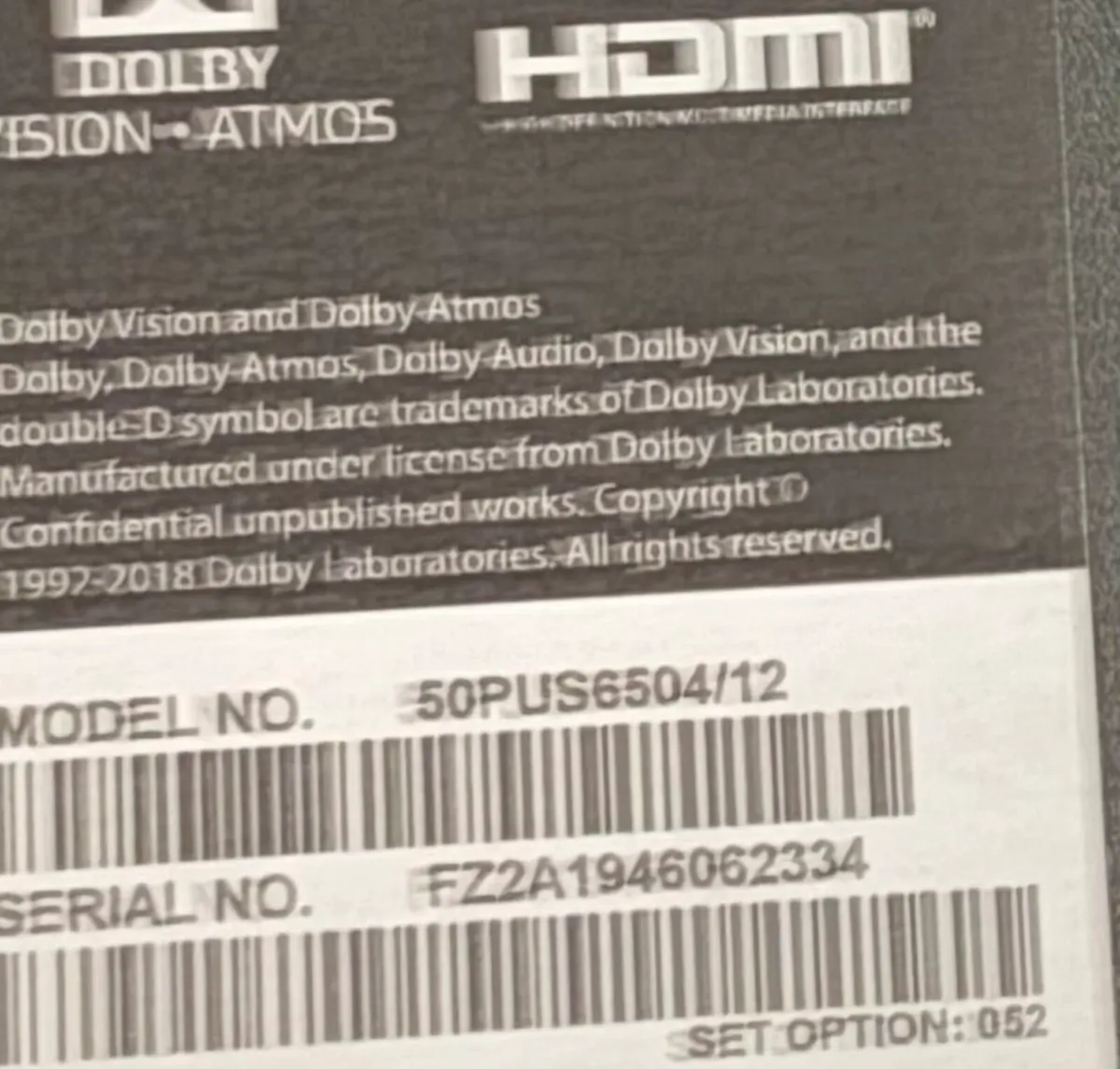 50” Philips Smart TV - Image 4