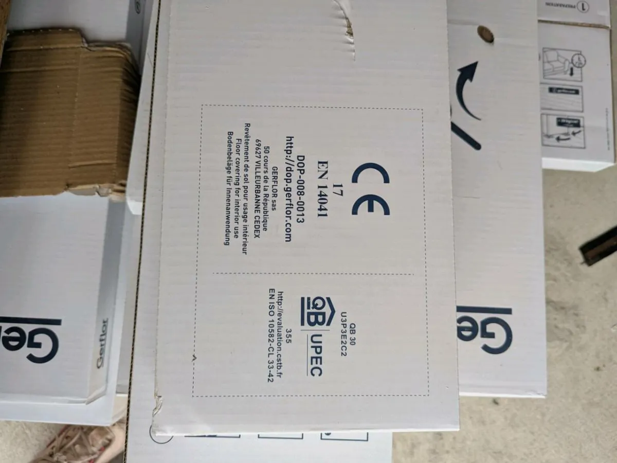 Gerflor LVT flooring 108 sq m and adhesive - Image 3