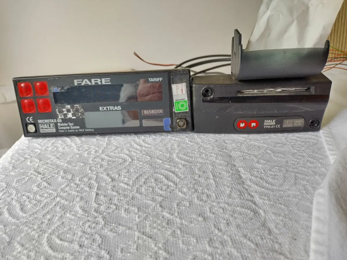 Hale Taxi meter and printer